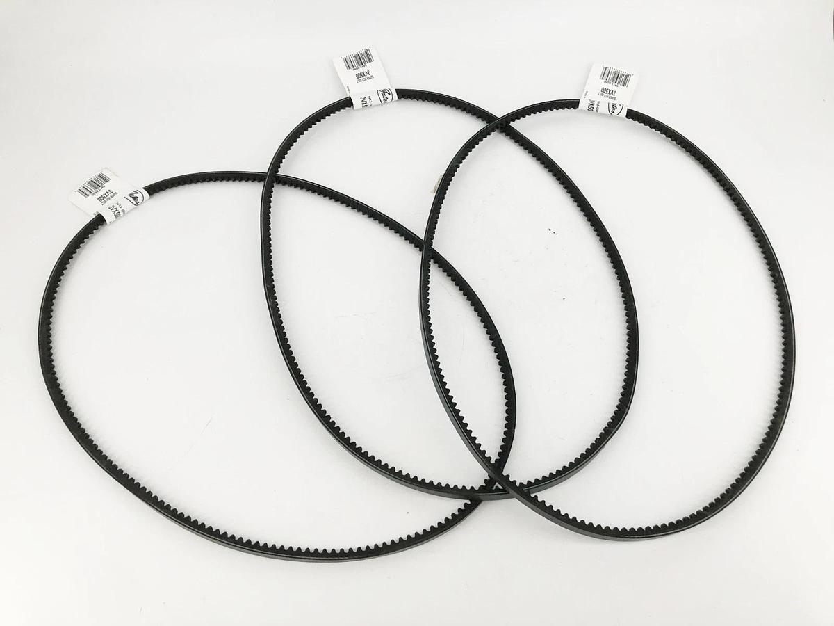 Lot of 3 New Gates 3VX500 Super HC Cogged V-Belts 9412-0500 - No Box