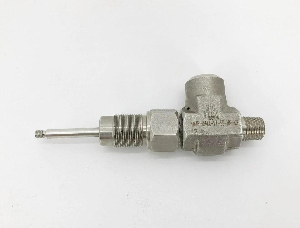 New Parker 4M4F-RH4A-VT-SS-MN-K3 Relief Valve 750-1500psig (Missing Parts)