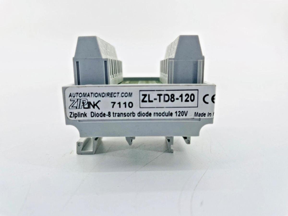 New Automation Direct ZipLink ZL-TD8-120 Diode 8 Transorb Module 120V
