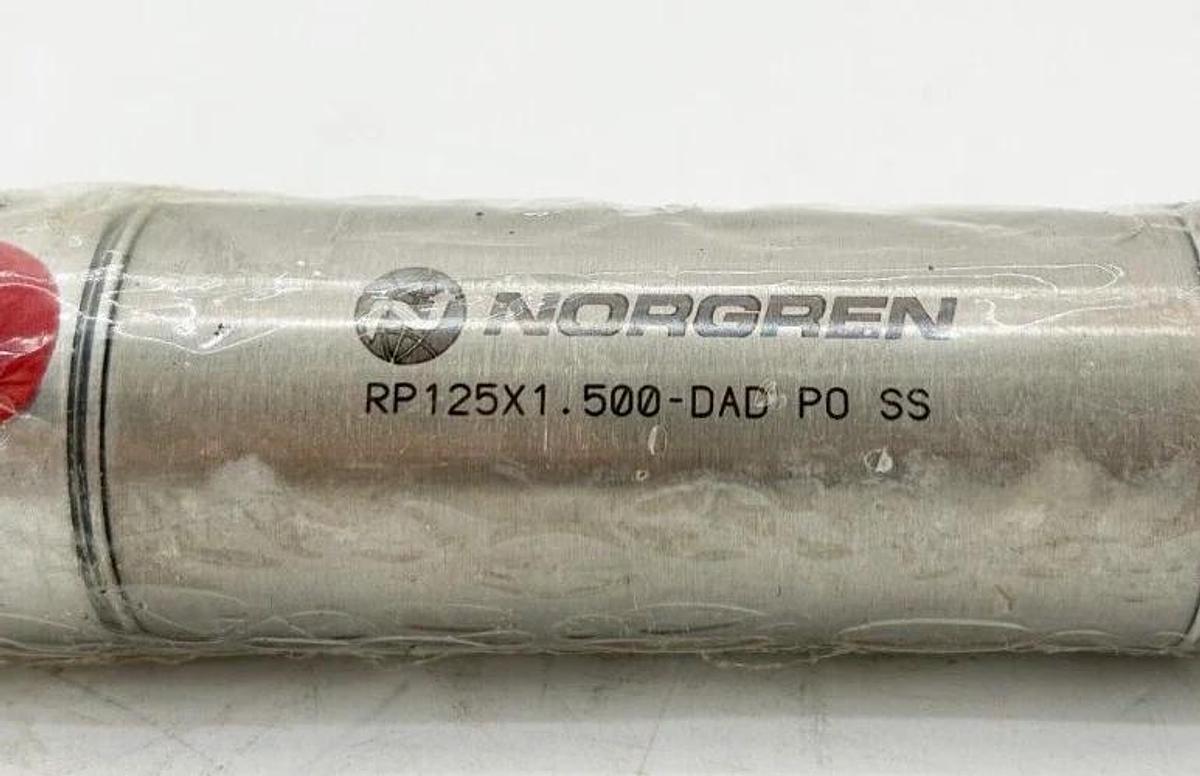 New Norgren RP125X1.500-DAD PO SS Pneumatic Cylinder