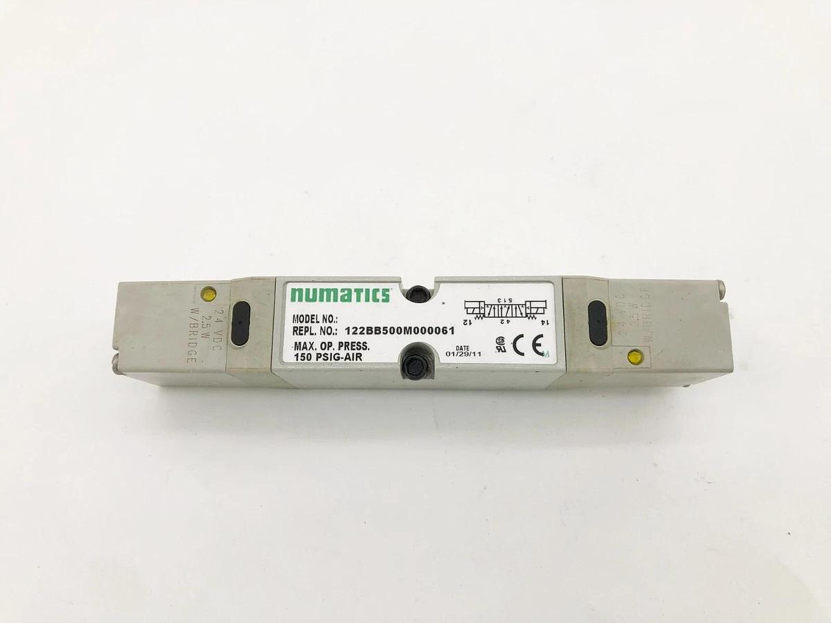 New Numatics 122BB500M000061 Solenoid Valve 24VDC 2.5W - No Box