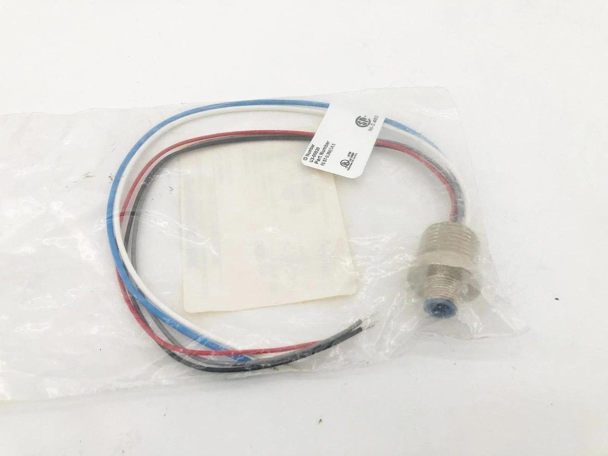 Lot of 2 New Turck FS 57-0.3M/14.5 Male Single End Receptacles 250VAC 4A