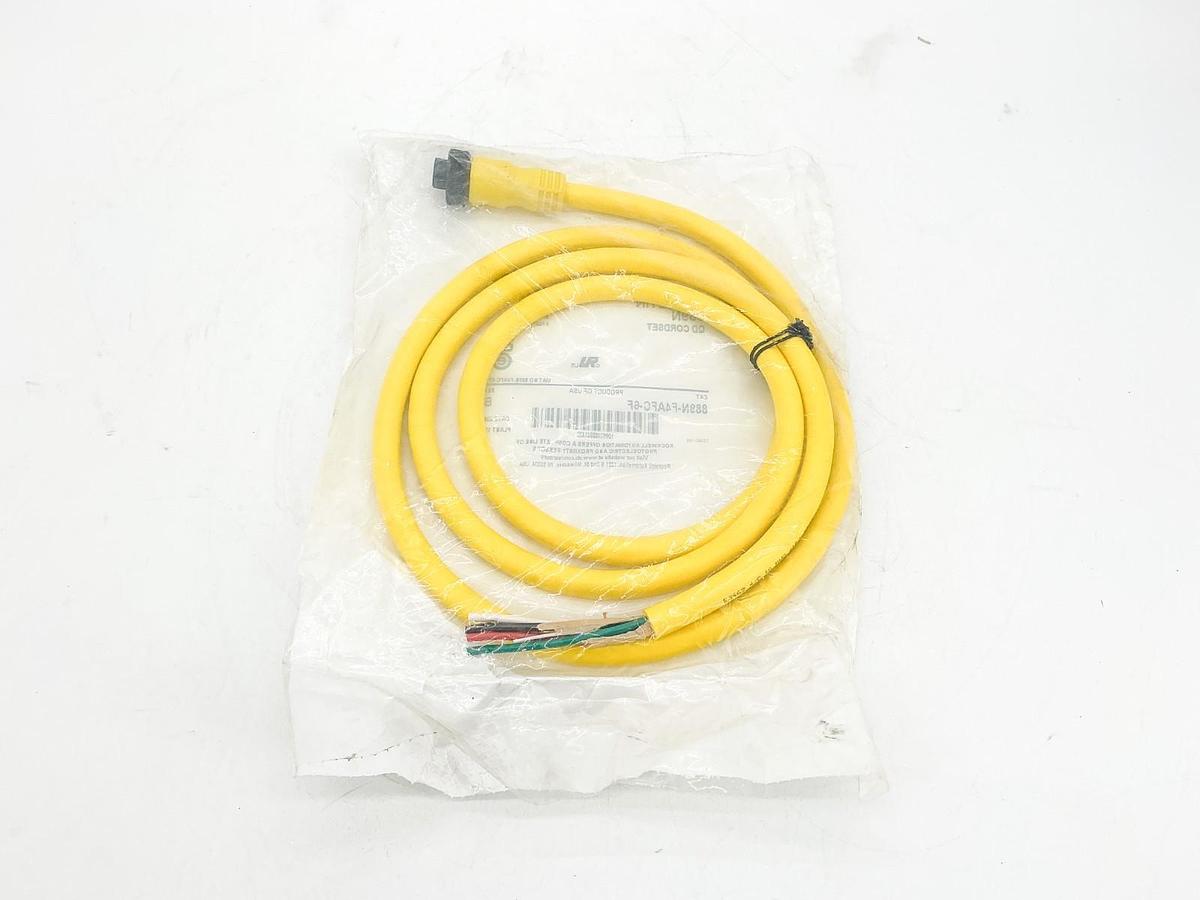 New Allen Bradley 889N-F4AFC-6F QD Cordset 4Pin Mini Straight 6' Ser.B