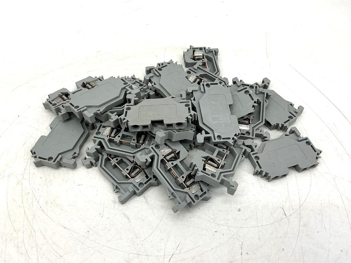 Lot of 21 New Wago 281-601 Terminal Block Gray 28-12AWG 600/800V 60947-7-1