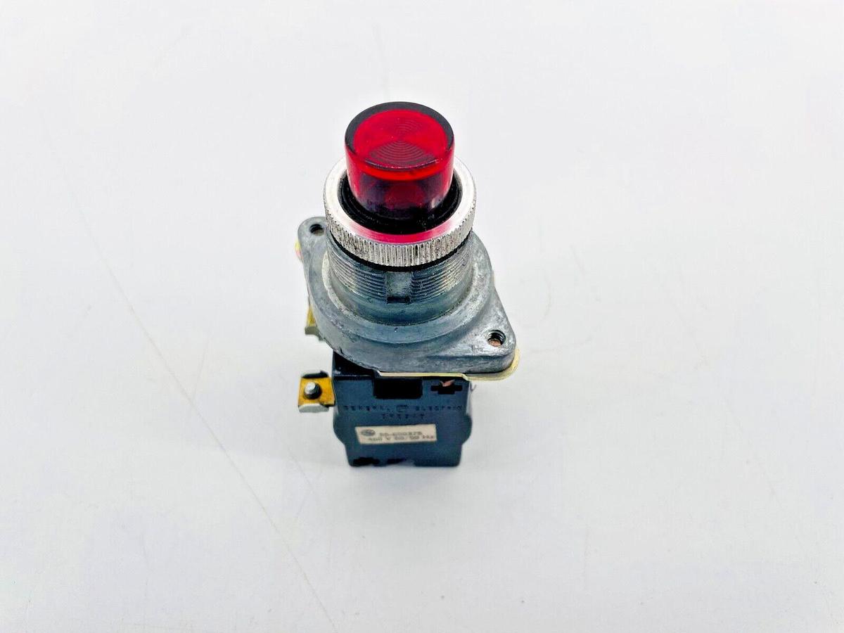 New GE 55-650375 Push Button Red 460V 60/50Hz