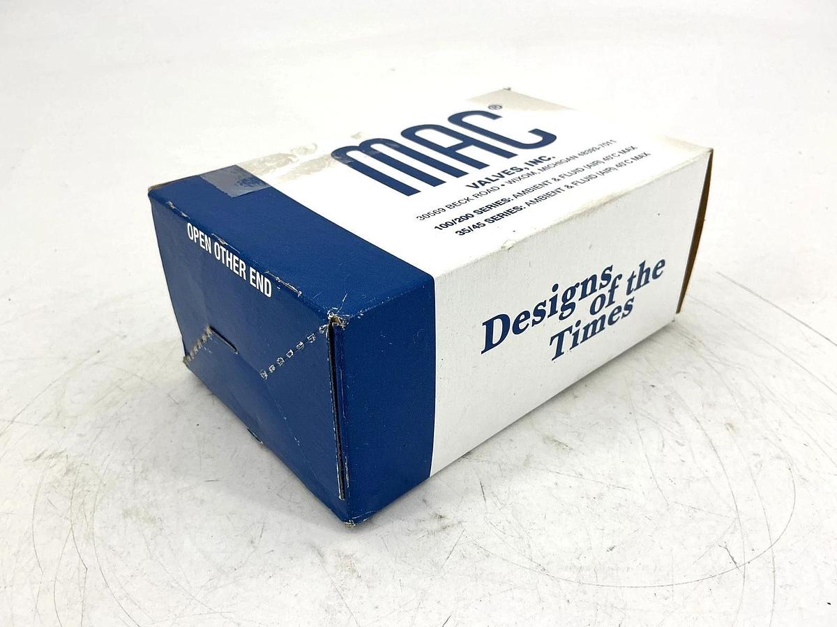 New MAC Valves 6211C-000-PM-112DA Solenoid Valve 4-Way 6.8Watts 150PSI 110/120V