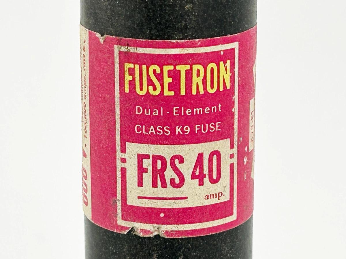 New Lot of 2 Bussmann FRS-40 Time Delay Dual Element Fuse 40A 600V RK5