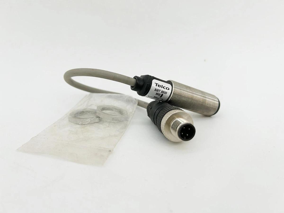 Used Telco SMT 8600 MG Proximity Sensor 20-250V 6.6" Cable