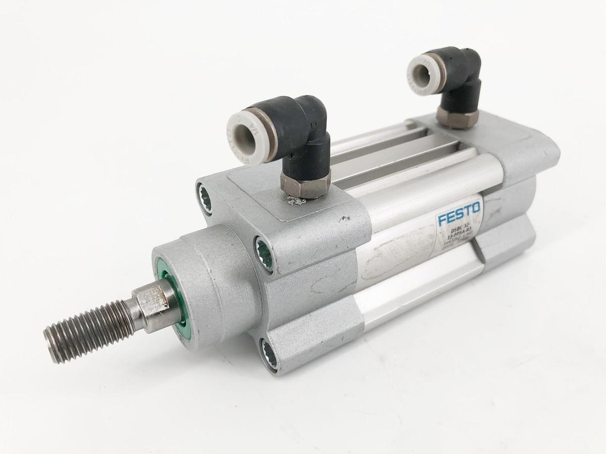 Used Festo DSBC-32-13-PPSA-N3 Pneumatic Cylinder 1463252 12 bar