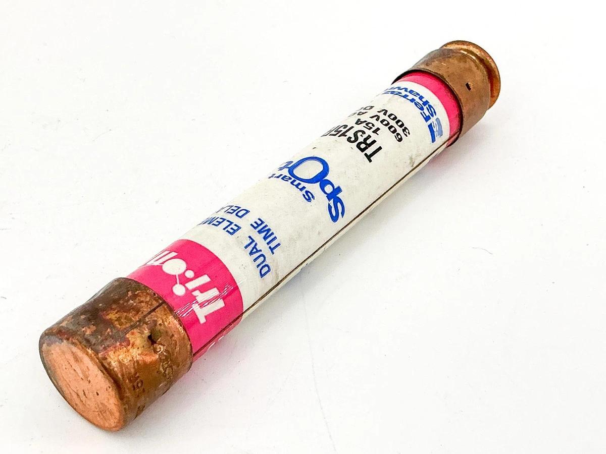New Ferraz Shawmut TRS15R Duel Element Time Delay Fuse 15A 600V Class RK6