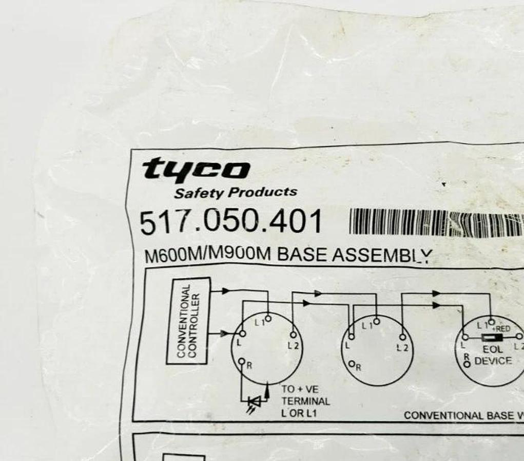 New Tyco 517.050.401 Base Assembly