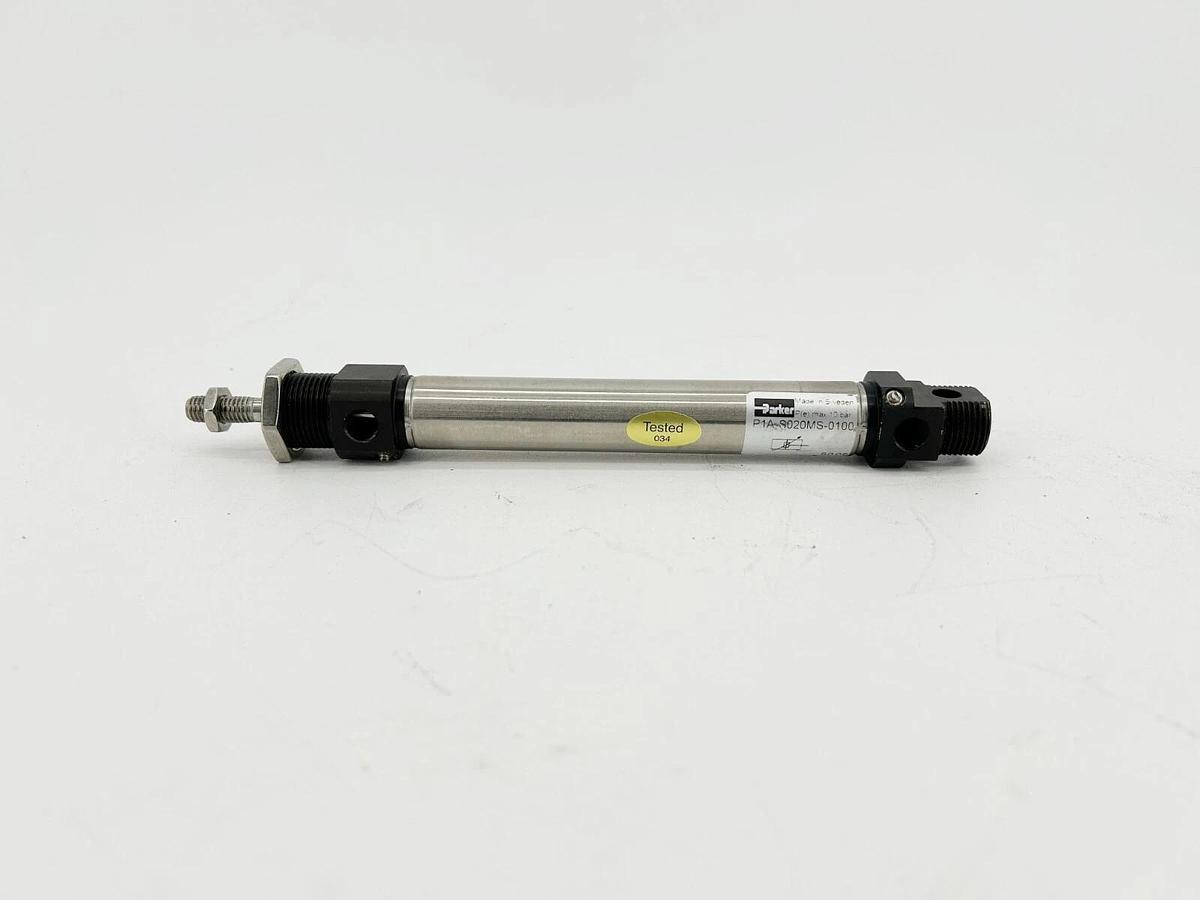New Parker P1A-S020MS-0100 Pneumatic Cylinder 10Bar 5009