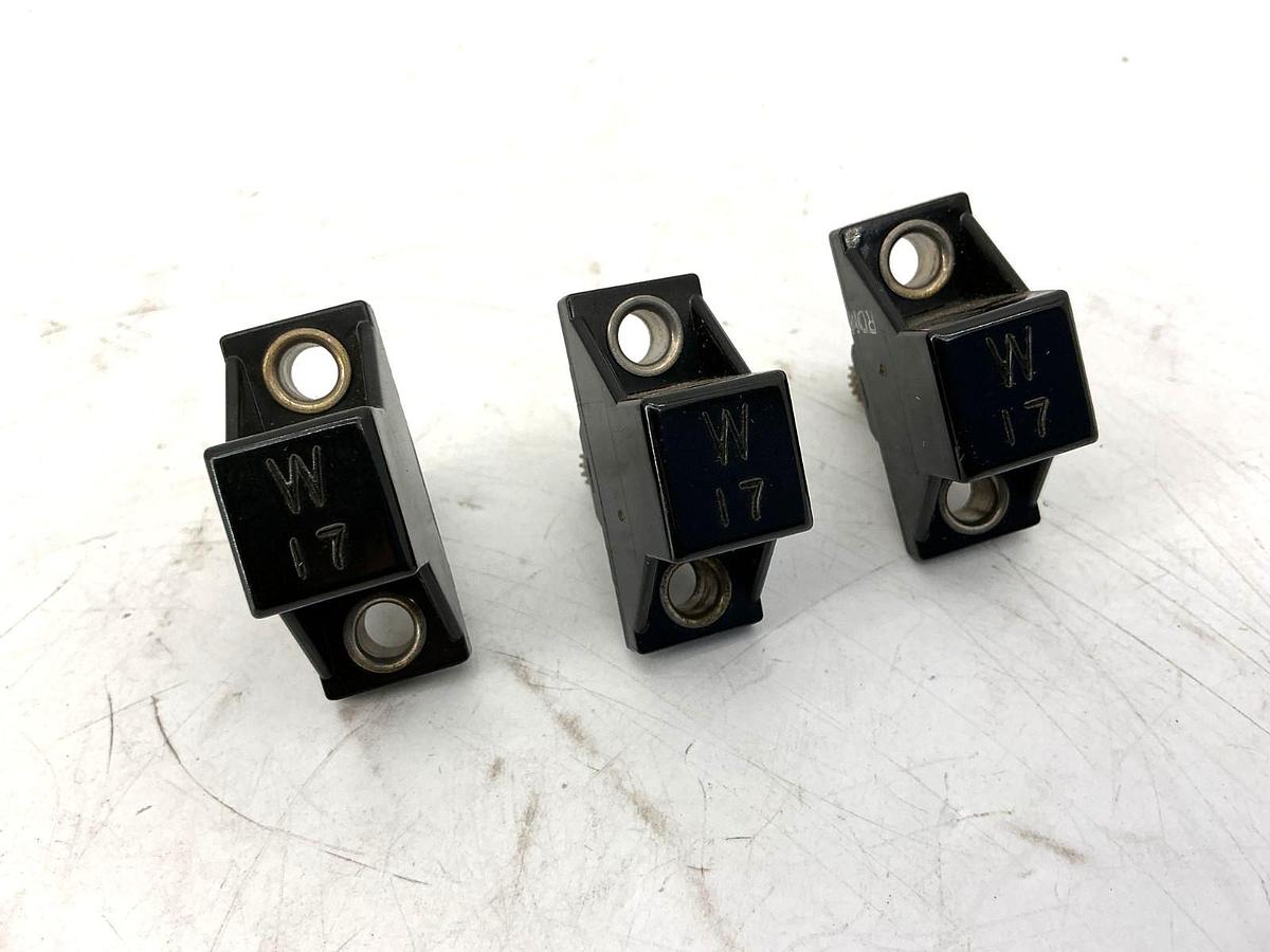 Lot of 3 New Allen Bradley W17 Thermal Overload Relay Heater Element W-17
