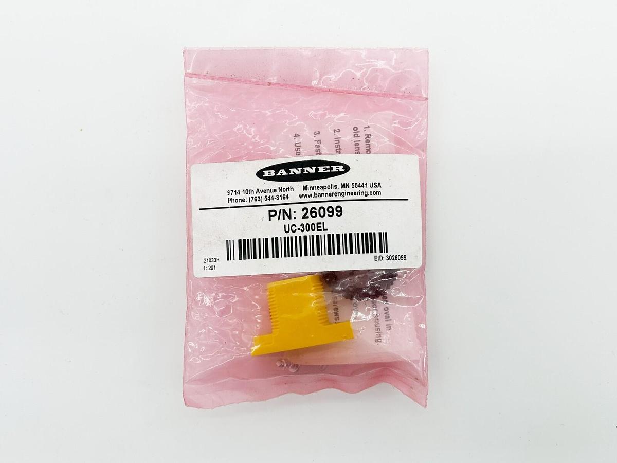 New Banner Engineering 26099 Mini Beam Replacement Lens UC-300EL