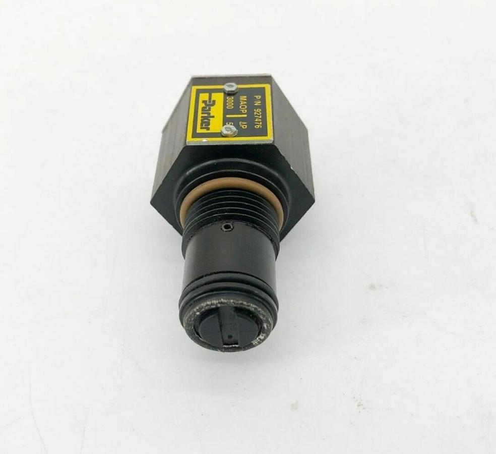 Used Parker 927476 Oil Filter Bypass Indicator Gauge