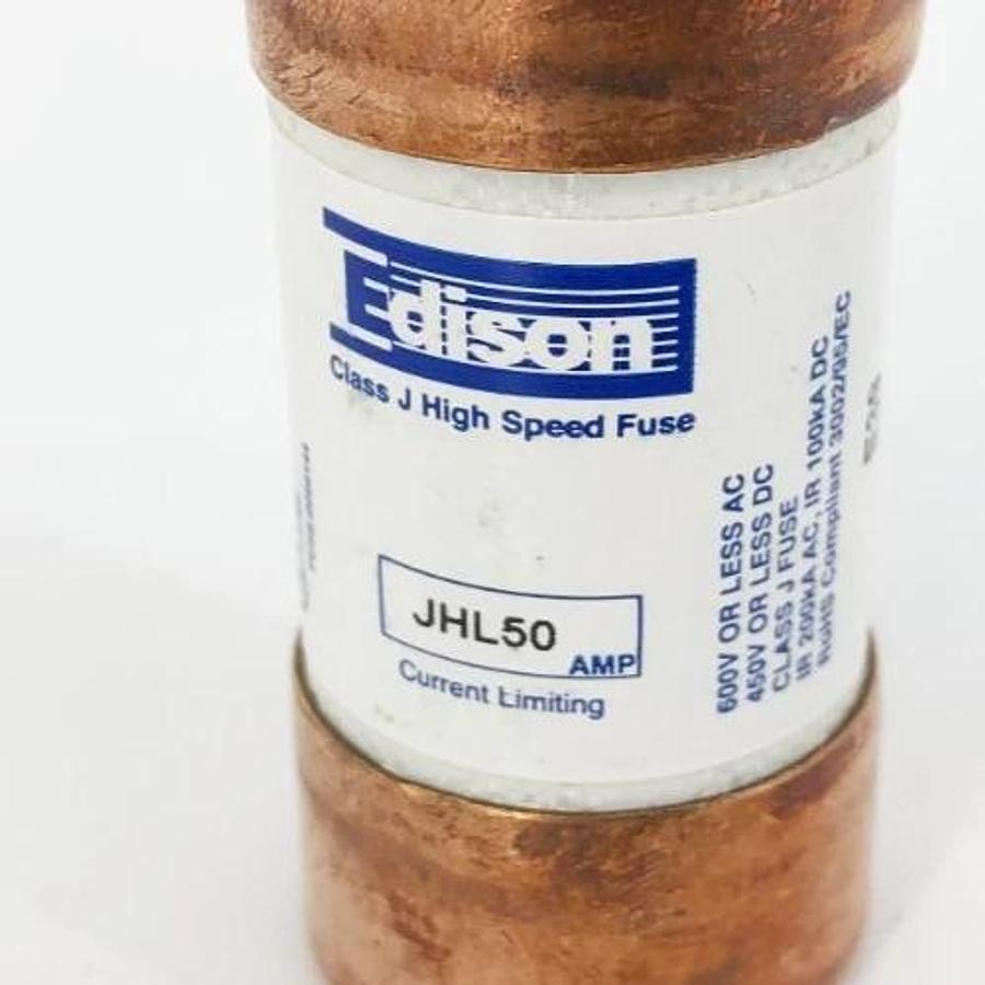 New Edison JHL50 Drive Fuse 50A 600VAC Class J - No Box