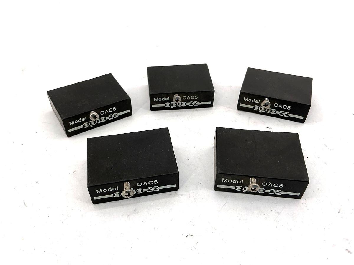 Lot of 5 New OPTO 22 OAC5 Output Module 4-Pin