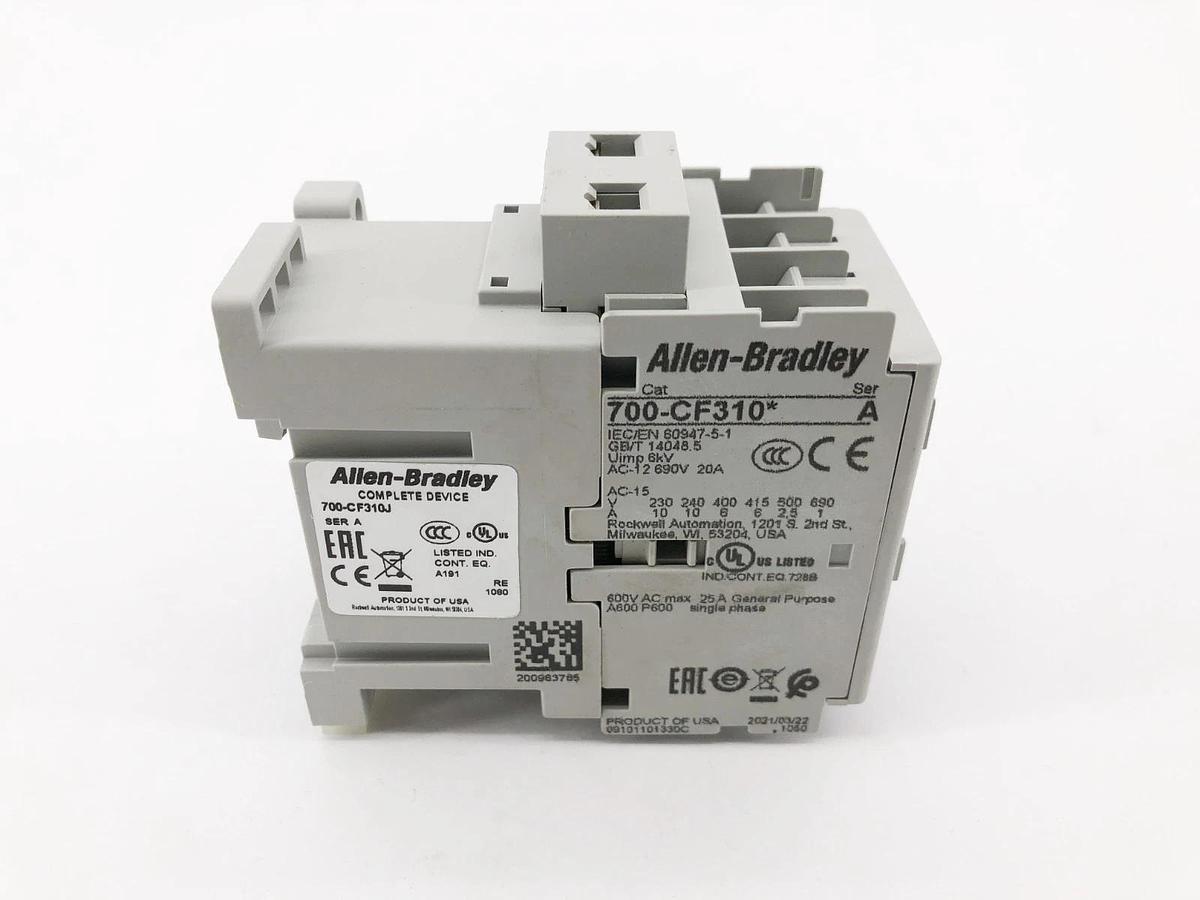 New Allen-Bradley 700-CF310J Ser. A Control Relay 24V 3NO 1NC