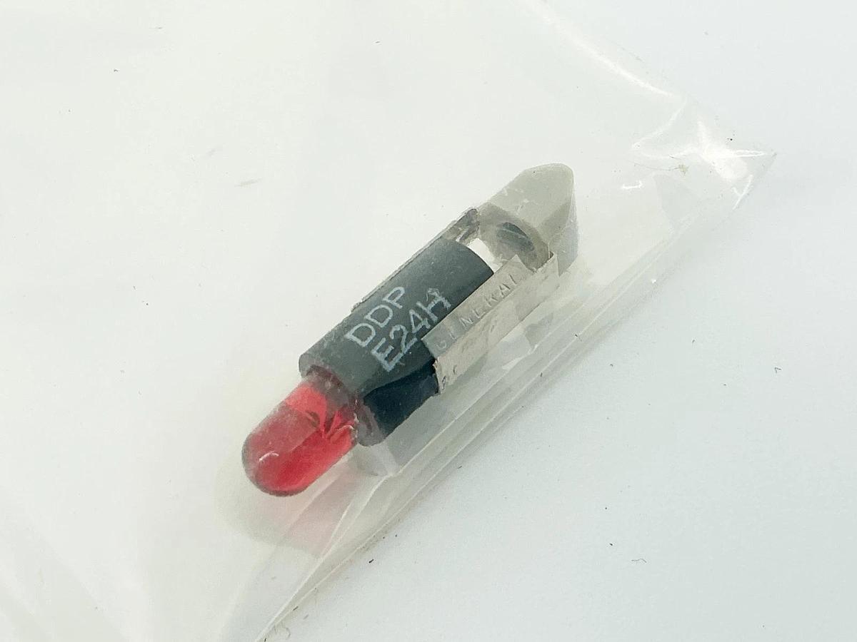 New Lot of 2 Asco 343978-001 Lamp LED Slide Base Red 104761