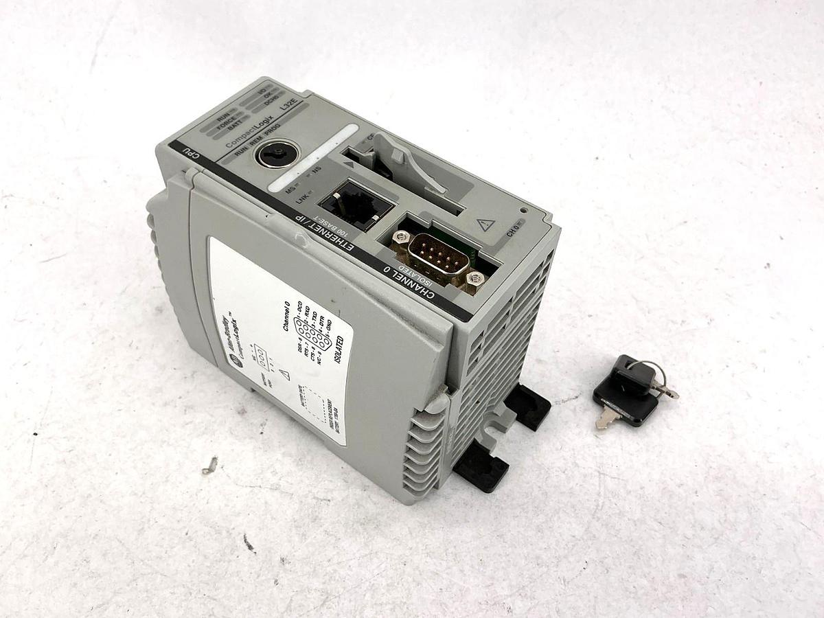 Used Allen Bradley 1769-L32E Ser A Ethernet Processor Controller 750KB Memory w/ Key