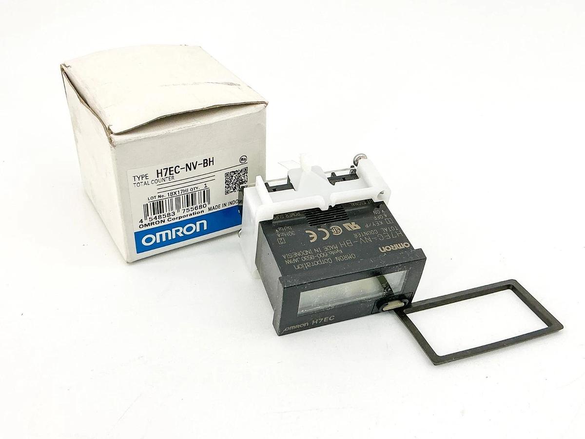 New Omron H7EC-NV-BH Count Totalizer 8 Digit