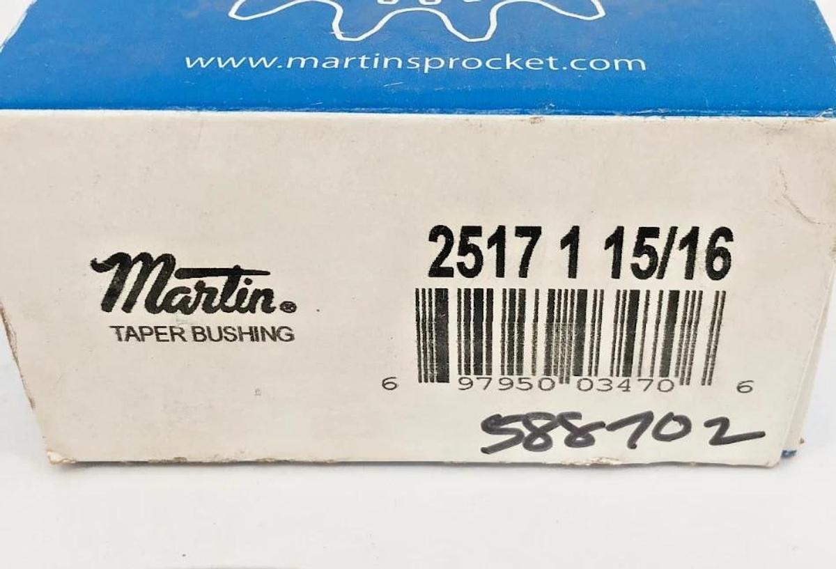 Lot of 2 New Martin 2517 1-15/16 Taper Lock Bushings
