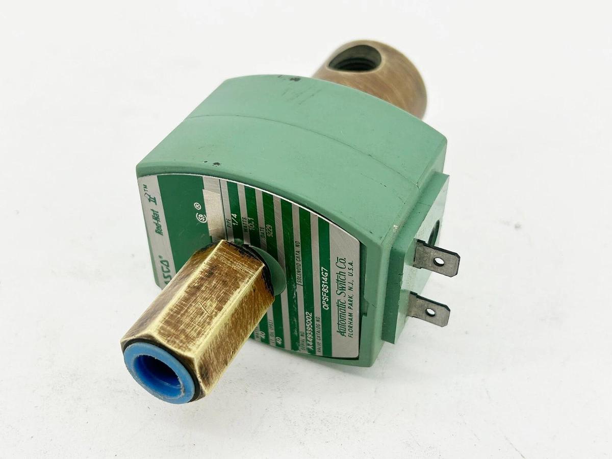 Used Asco OPSF8314G7 110/120V Solenoid Valve 1/4" 10.1 W 80PSI