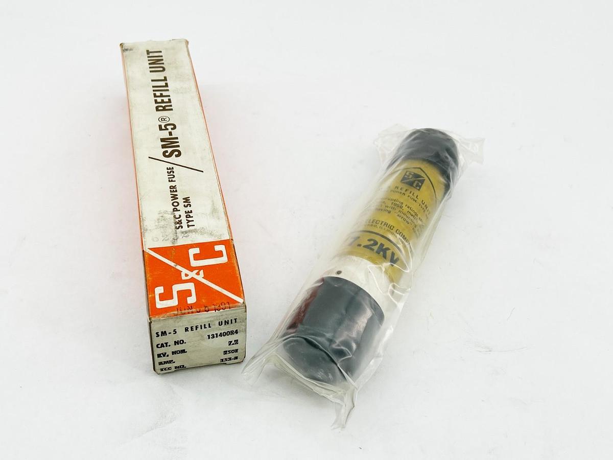 New S&C Electric 131400R4 SM-5 Fast Acting Fuse Refill 250A 7200V