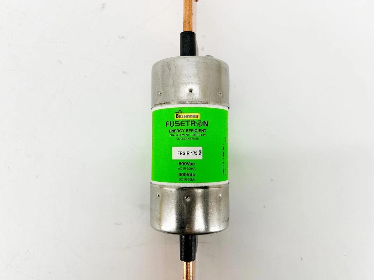 New Bussmann FRS-R-175 Dual Element Time Delay Fuse 600VAC 300VDC 175A