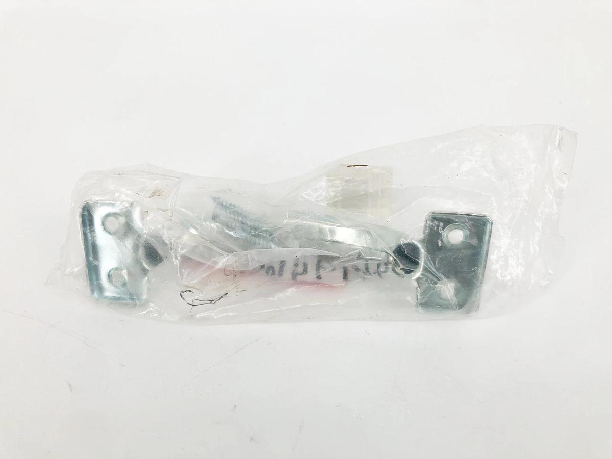 Lot of 9 New 4PE19C Door Handles 6-1/2" x 1-3/4" Zinc Plated 4-1/2" Grip Length