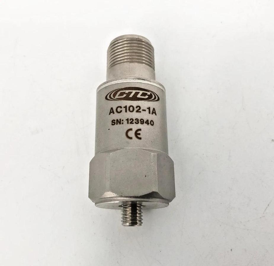 New CTC Vibration AC102-1A Accelerometer 100mV/g (NOM) - No Box
