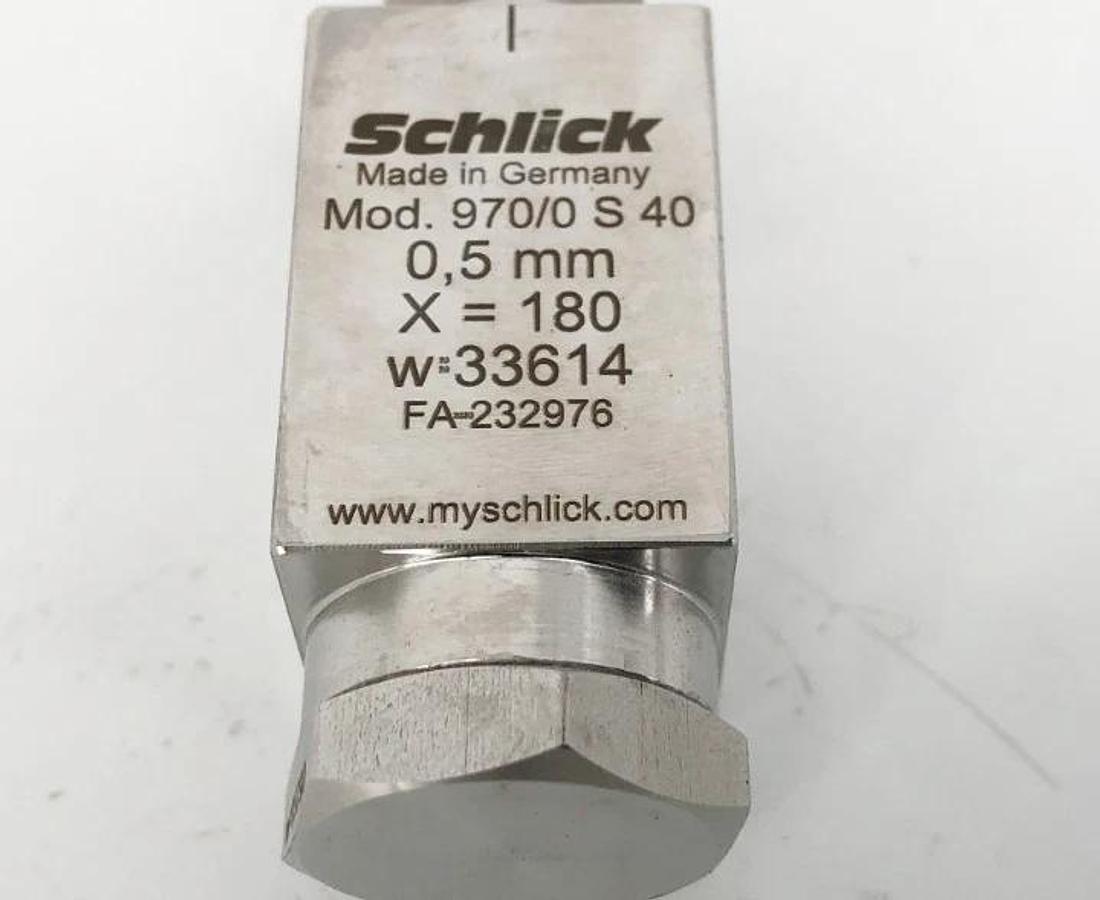 New Schlick 970/0 S 40 Atomizing Nozzle 0.5mm X=180 - No Box