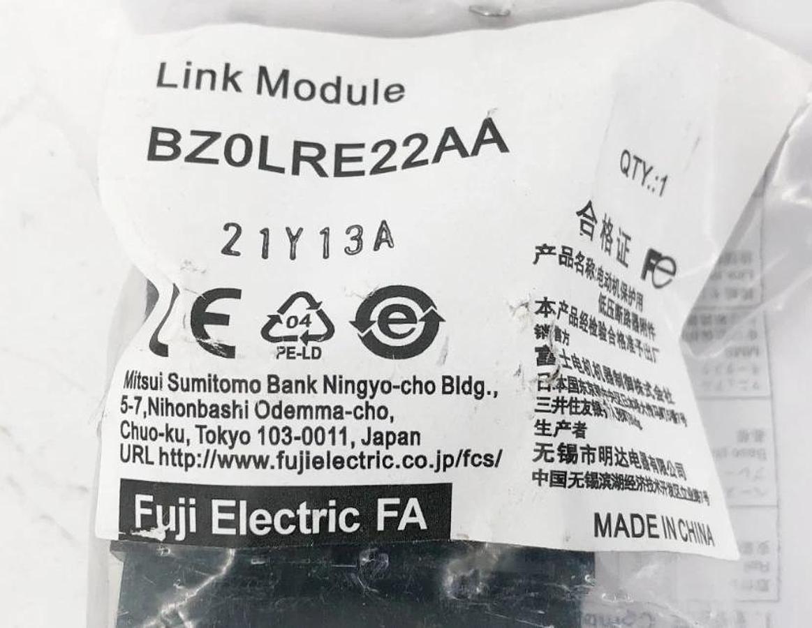 Lot of 3 New Fuji Electric BZ0LRE22AA Link Modules 3P 25A Max