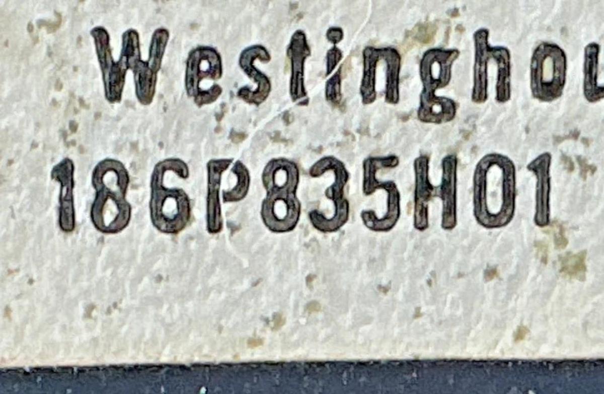 Used Westinghouse 186P835H01 Circuit Breaker 3-Pole 400A 600V