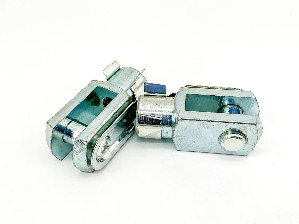 New Lot of 2 Forcella Con Perno 51013700457 Clevis Fastner M10X1.25 ZN