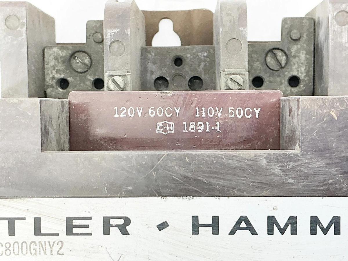 Used Cutler Hammer C800GNY2 Contactor 110/120V 50/60hz