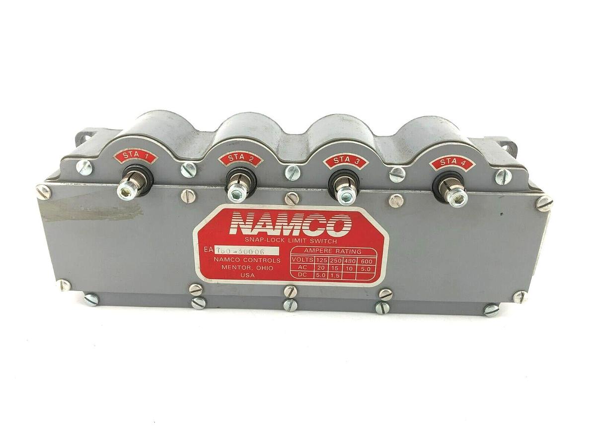 New Namco Controls EA760-30006 Snap-Lock Limit Switch 125/250/480/600VAC