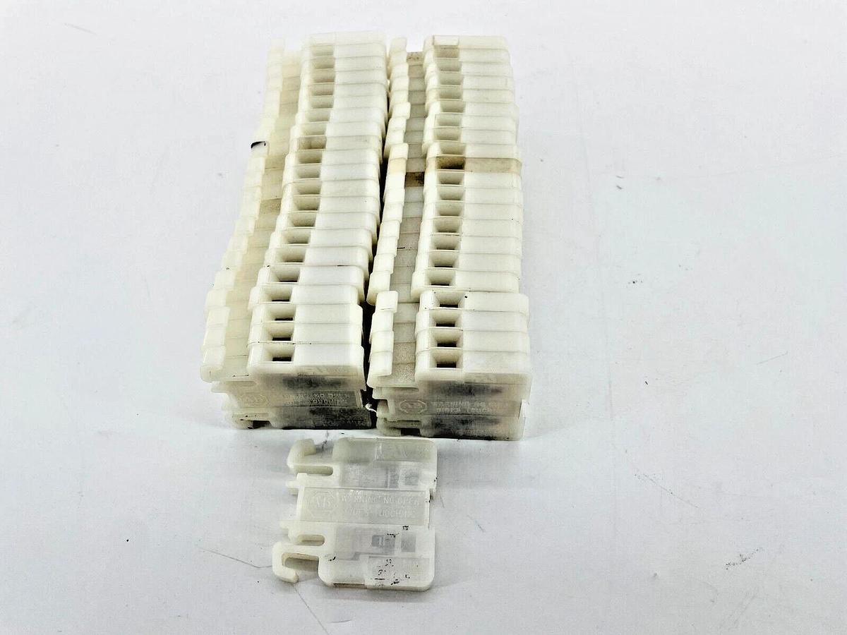 Lot of 43 New Allen Bradley 1492-H1 Terminal Blocks 1P 30A