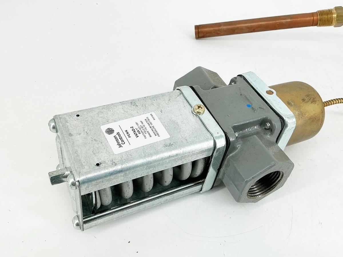 New Johnson Controls V47AD-2C 1" Water Valve 115-180 Deg F 150PSI