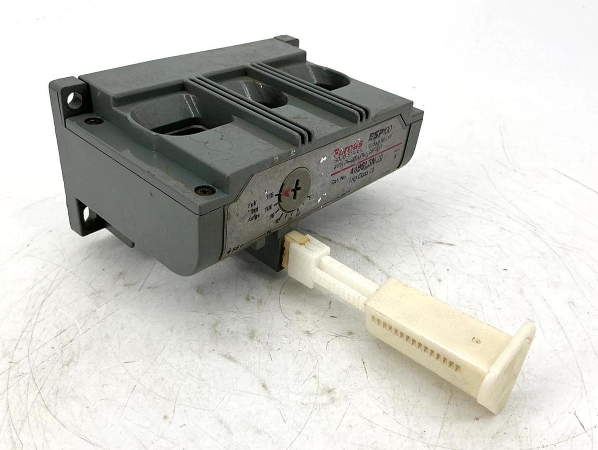 Used Furnas 48BSL3M20 Ser B Overload Relay Solid State 3PH 57-115FLA 600VAC 50/60HZ