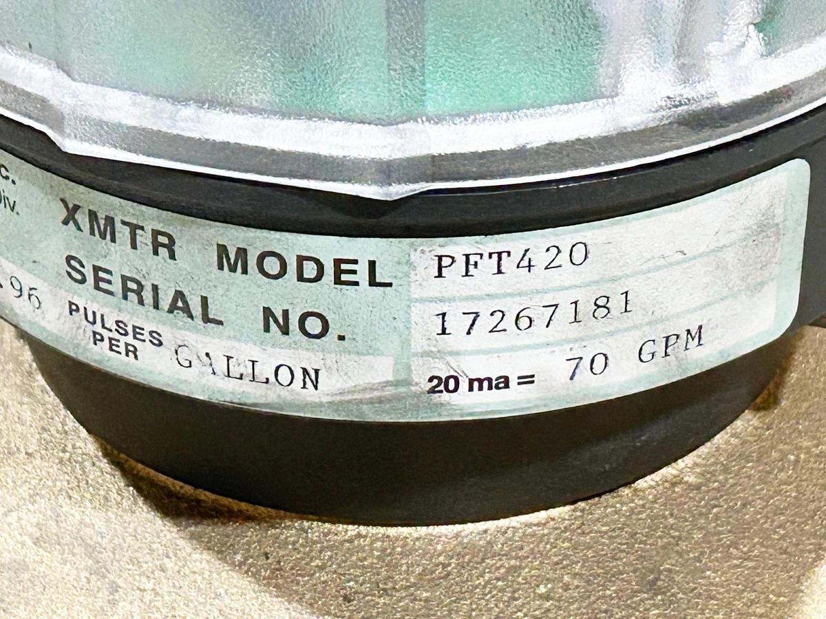 New Badger Meter XMTR Model PFT420 Flow Transmitter w/ Model 70 Valve Size 1"