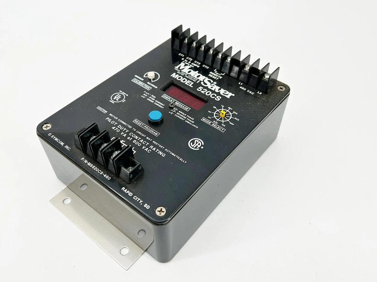 New MotorSaver MS520CS-460 Three Phase Electric Motor Protector 600V 5A