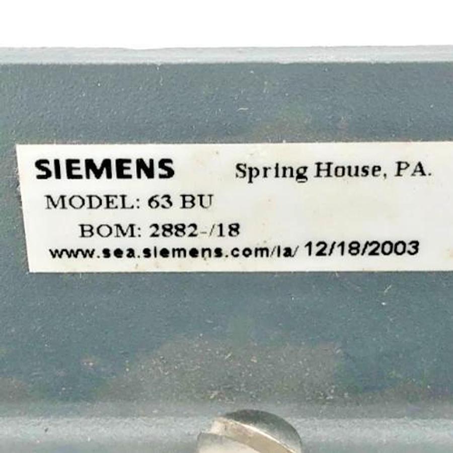 New Siemens 63BU Constant Differential Flow Controller - No Box