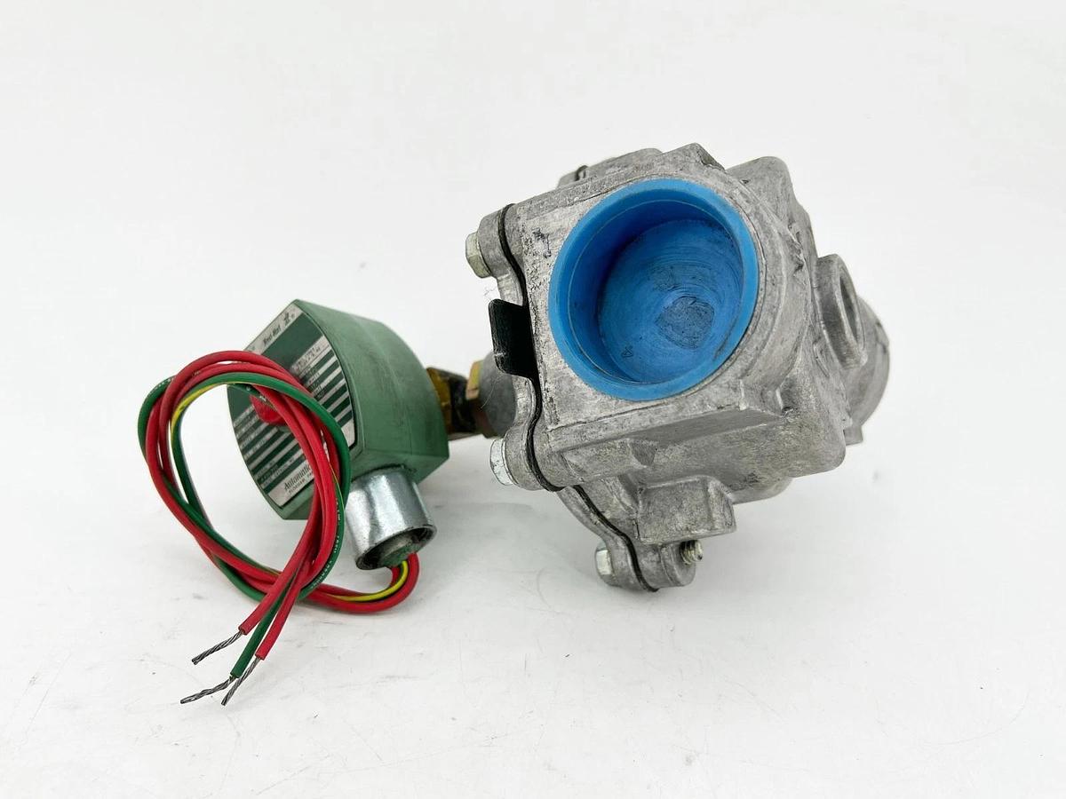 New Asco 8353G1 120V Solenoid Valve 1-1/2" Pipe Size 15-125PSI - No Box