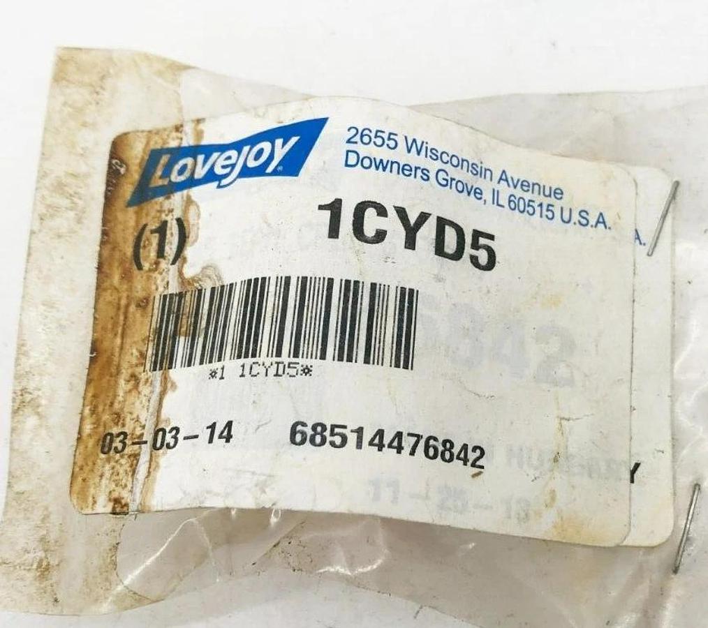 New Lovejoy 1CYD5 Motion Control Coupling ADB5-3/8x3/8 1-1/2" OAL