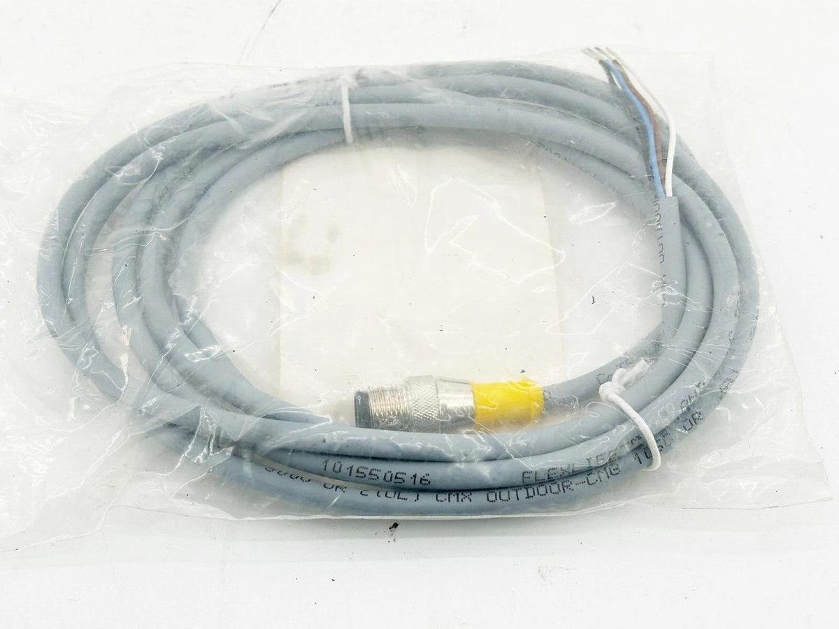 New Turck RS 4.4T-2 Single Ended Cordset M12 4Wire 2M Length U2097