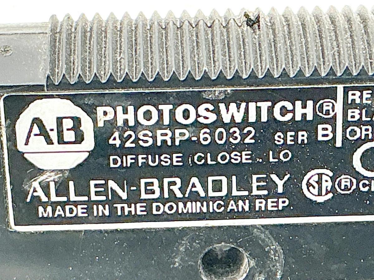 Used Allen Bradley 42SRP-6032 Photoswitch Sensor 10-30VDC 1W Ser.B - No Box