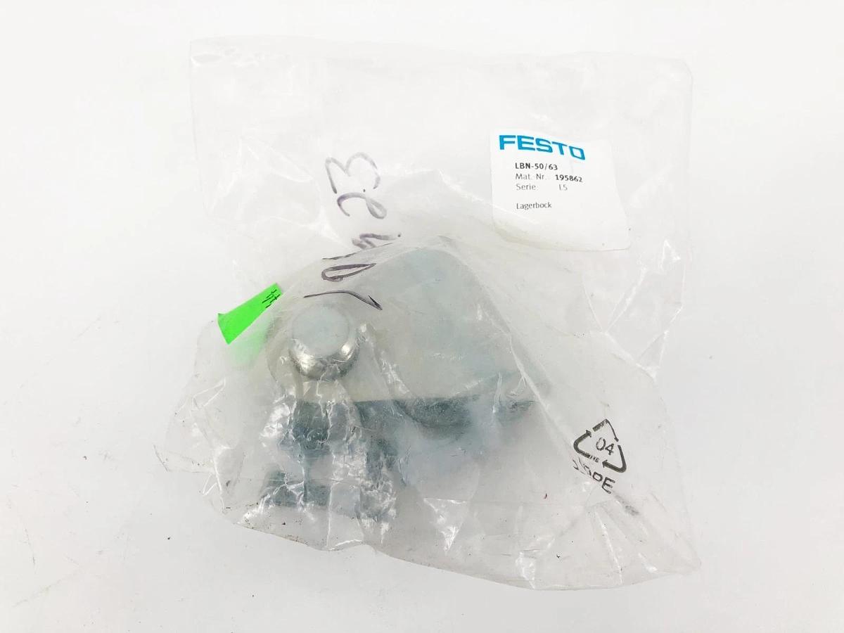 Lot of 2 New Festo LBN-50/63 Clevis Foot 195862