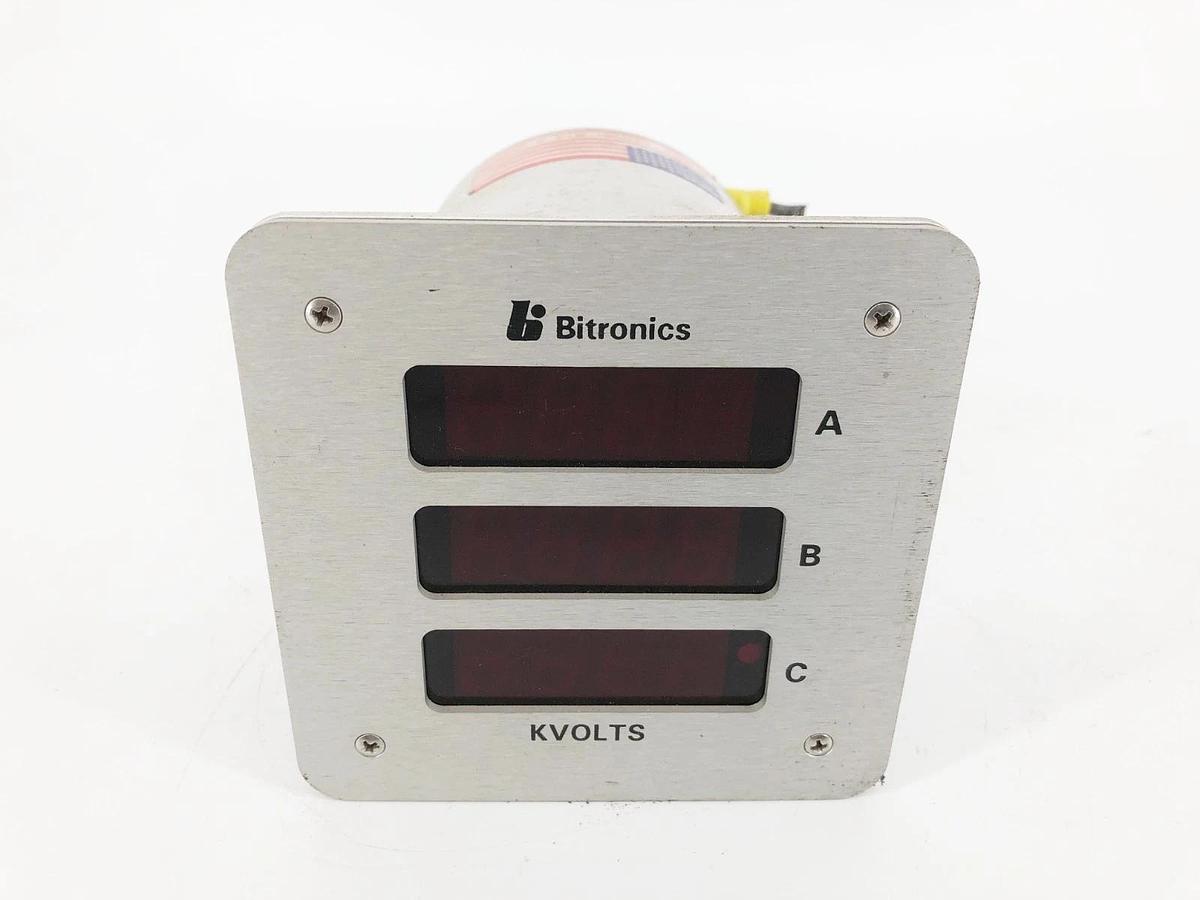 Used Bitronics VTAIE1 Three Phase Volt Meter 115VAC