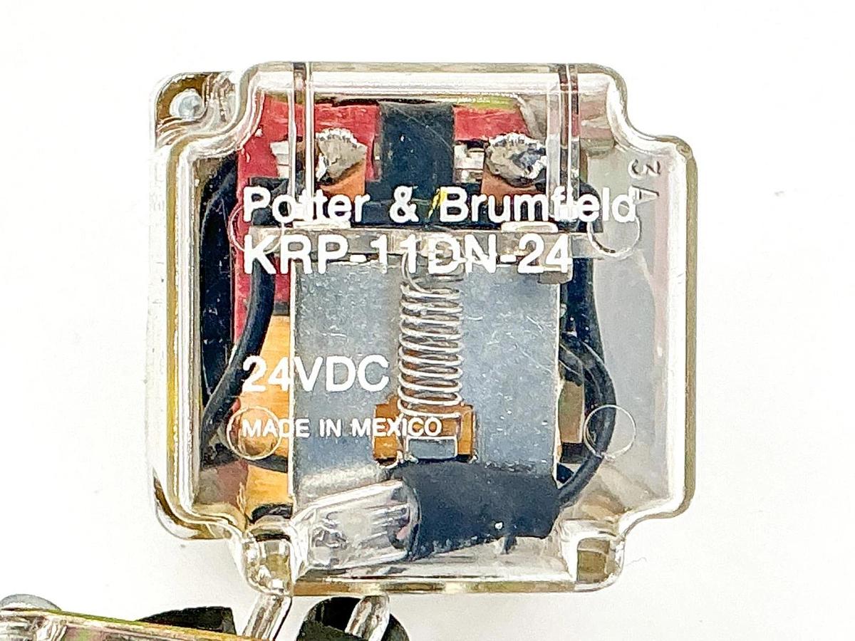New Lot of 2 Potter & Brumfield KRP-11DN-24 Relay 24V - No Box